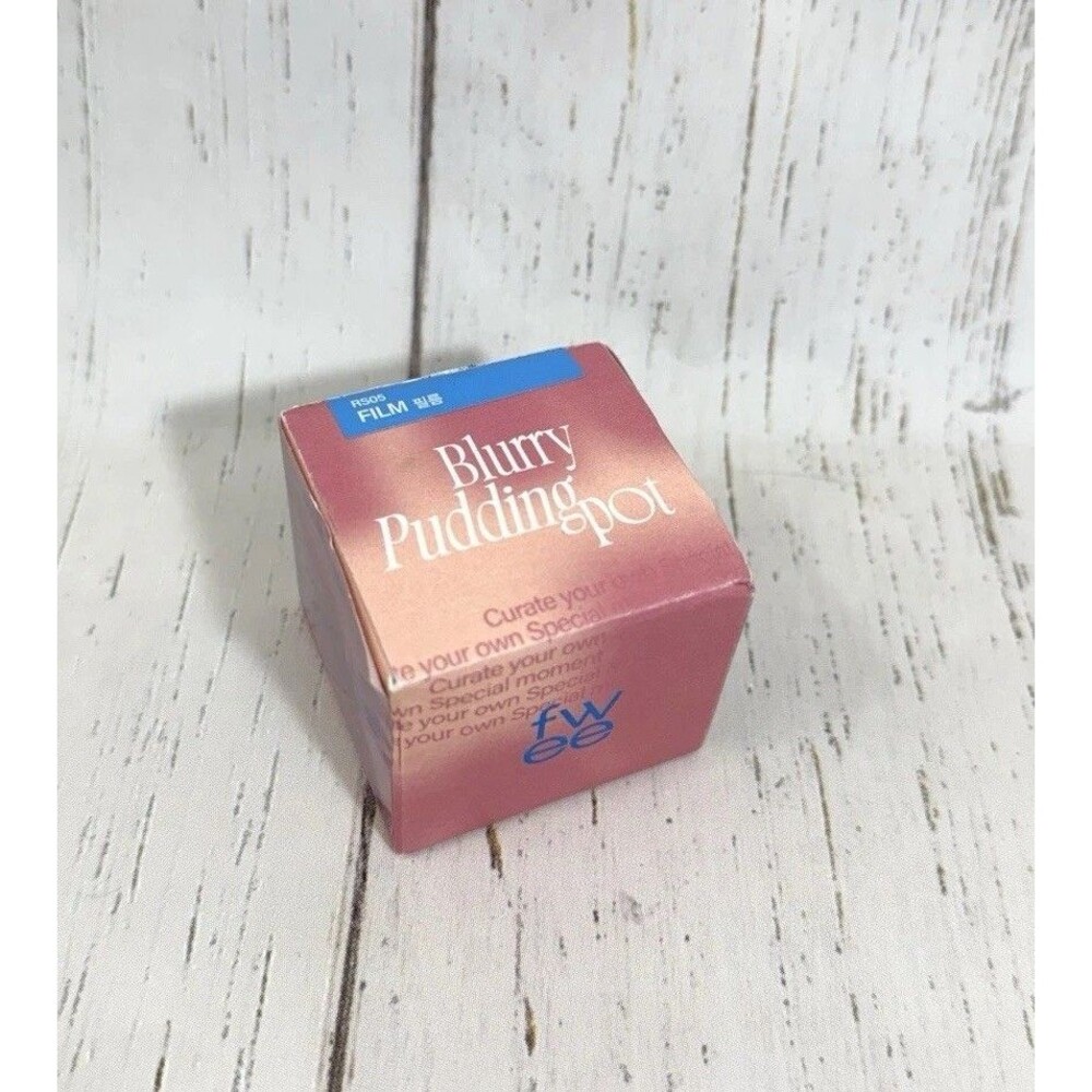 fwee Lip&Cheek Blurry Pudding Pot Blush RS05 Film (Pinky Brown) NEW In Box